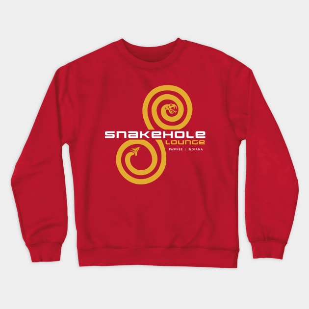 Snakehole Lounge Crewneck Sweatshirt by MindsparkCreative